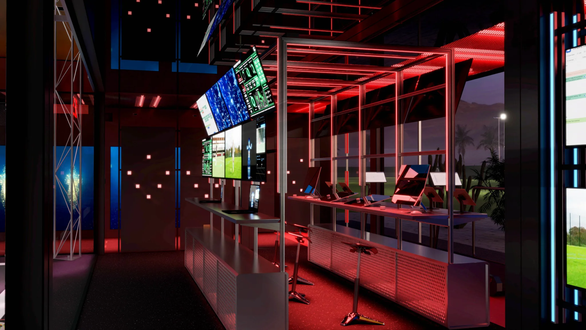 AI.IO hospitality and education space within the Coachella showcase