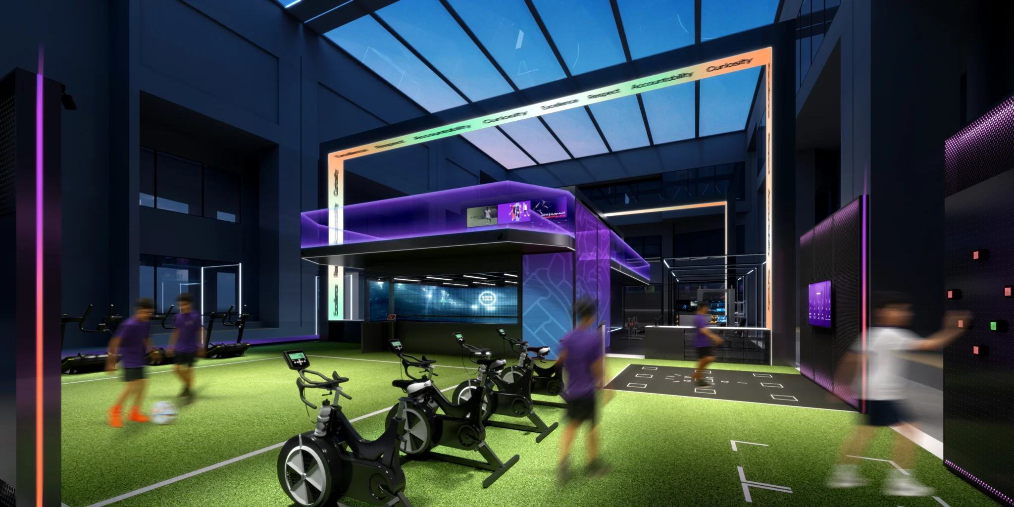 AI.IO sports performance lab integrated within MAHD Sports Academy in Saudi Arabia